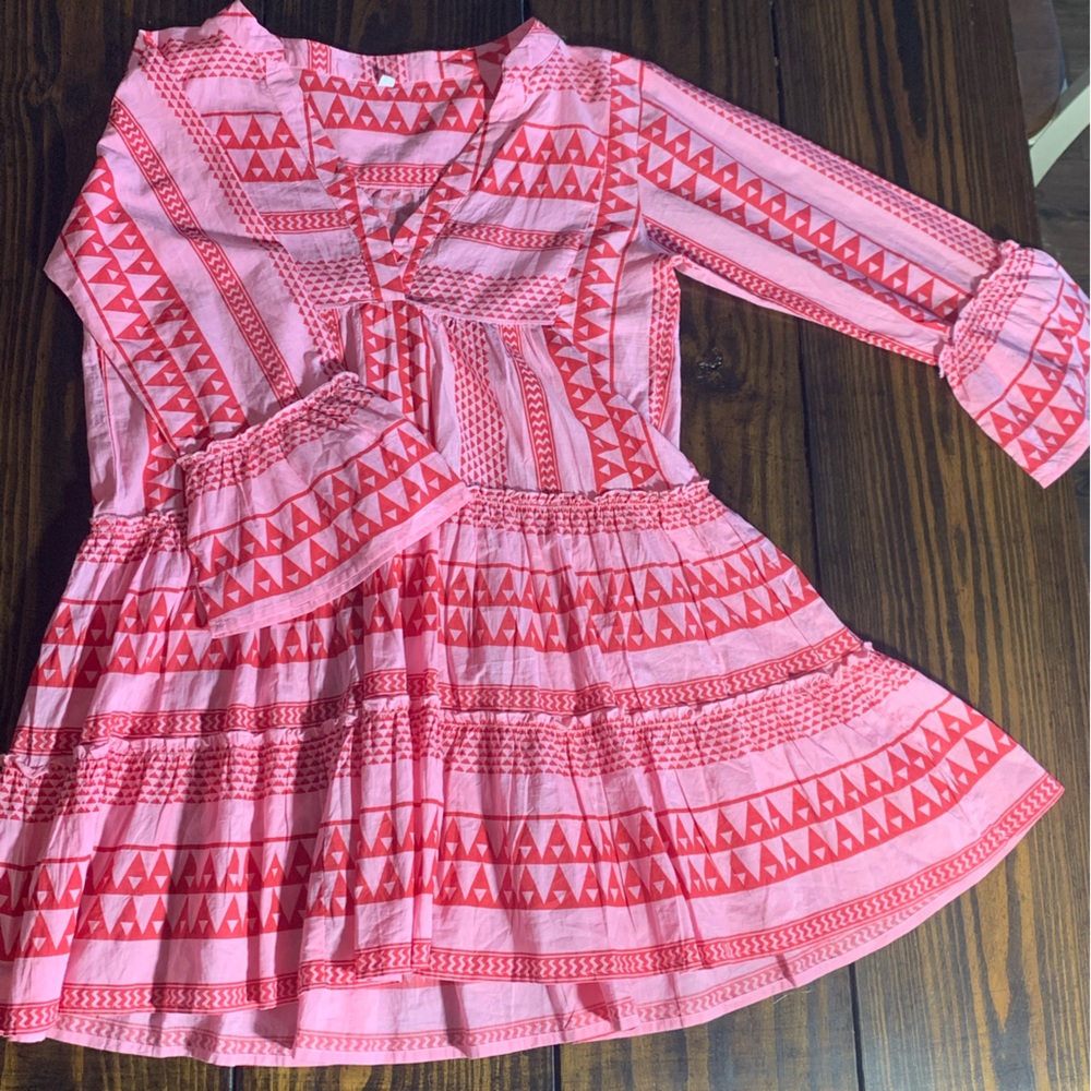Pink dress/ beach cover up